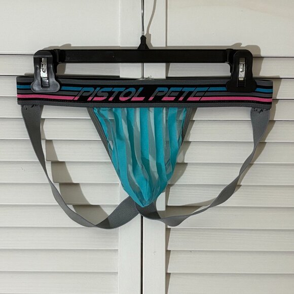 Pistol Pete Chromatic Mesh Striped Jock - Picture 2 of 3